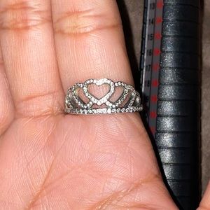 Pandora Hearts Tiara Ring Size 7